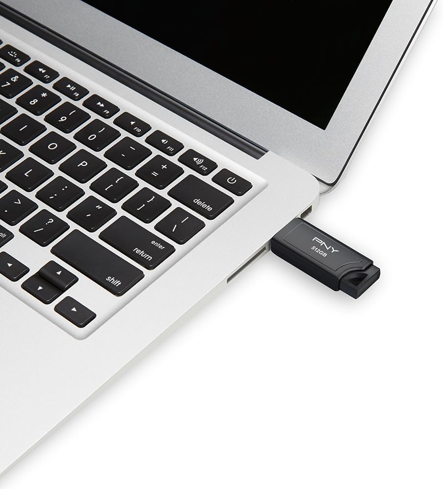 PNY 512GB PRO Elite V3 USB 3.2 Gen 2 Flash-Laufwerk, bis zu 1000 MB/s Lesen & 800 MB/s Schreiben, Ex