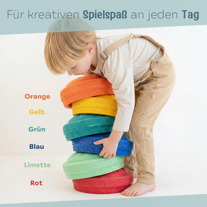 Stapelwelt MyFunStone Spielstein Balancierstein, Besonderes4Kids, kompatibel mit anderen Balancierst