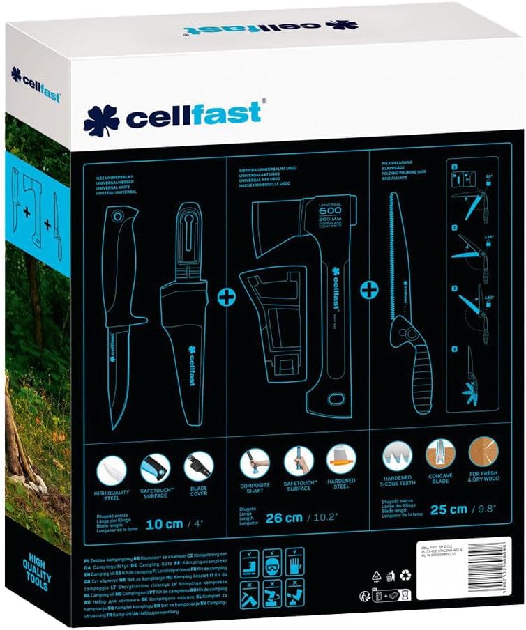 Cellfast Praktisches Campingwerkzeug-Set ENERGO.