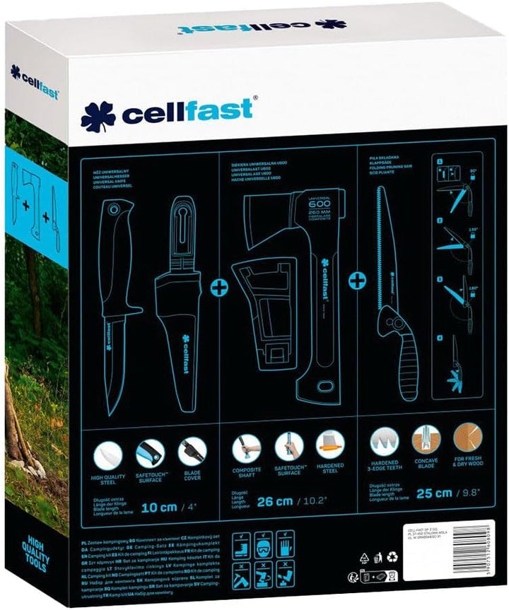 Cellfast Praktisches Campingwerkzeug-Set ENERGO.