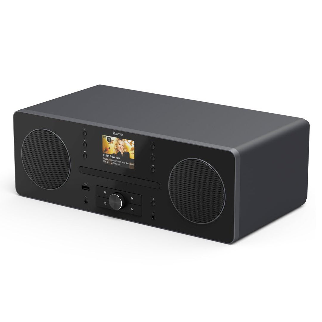Hama Digitalradio DR1560CBT, DAB+/FM/CD/Bluetooth® RX, Schwarz