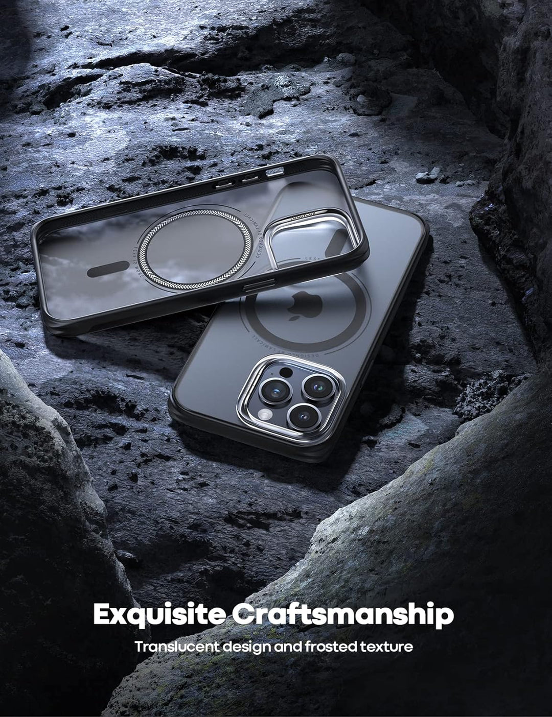 Lamicall iPhone 14 Pro Magnetische Hülle für Magsafe - [Upgrade Airbag Schutz] Extrem Dünn Handyhüll