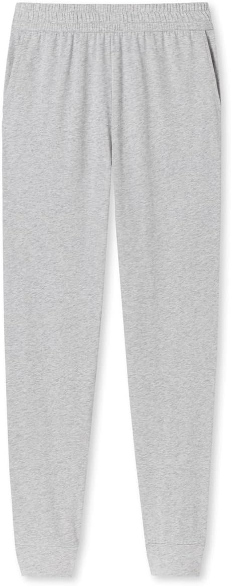 Schiesser Damen Schlafhose Lang Baumwolle-Mix + Relax Pyjamaunterteil 34 Grau-mel._179266, 34 Grau-m