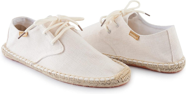 Alexis Leroy Lace Up Herren Espadrilles 42 EU Beige 22ss, 42 EU Beige 22ss