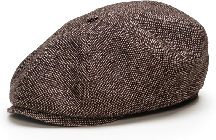 Sterkowski Peaky | 100% Harris Tweed Schiebermütze für Herren und Damen | Warm Komfortabel Newsboy C