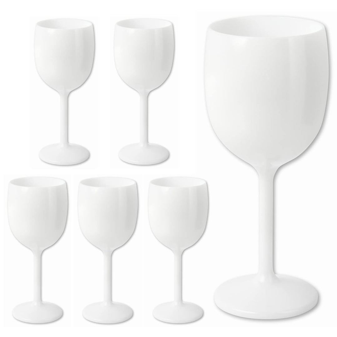 Schramm® Mehrweg Weingläser in weiss wählbar 6, 12, 24 oder 48 Stück Champagner Glas Sektflöten Sekt