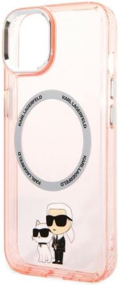 KARL LAGERFELD KLHMP14MHNKCIP Hülle für iPhone 14 Plus 6,7" hardcase Rosa Iconic