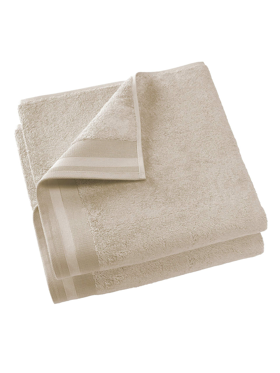 De Witte Lietaer Contessa Luxe Duschtücher, Baumwolle, 70 x 140 cm, Beige / Sand
