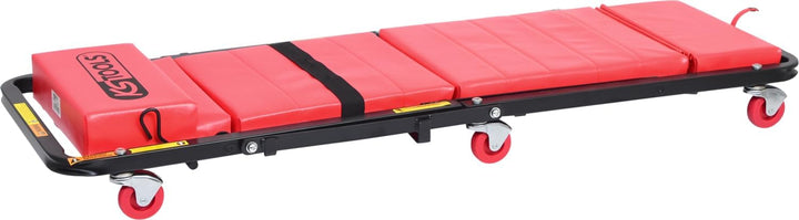 KS Tools 500.8000 Werkstattliege und Klappsitz, 1200x460mm