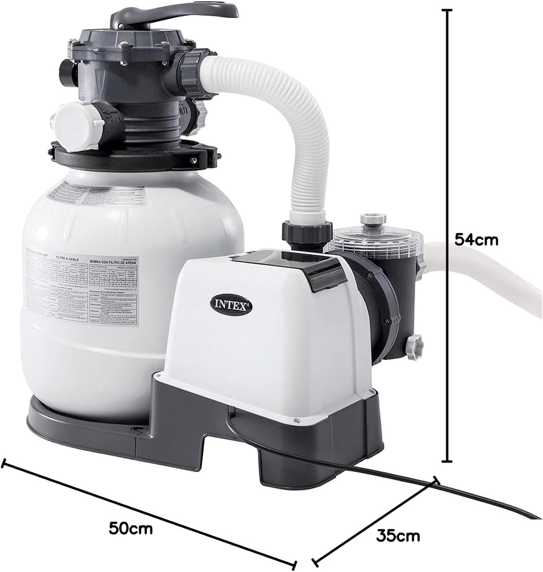 Intex (220-240 Volt), 2100 GPH Sand Filter Pump W/RCD (220-240 Vol