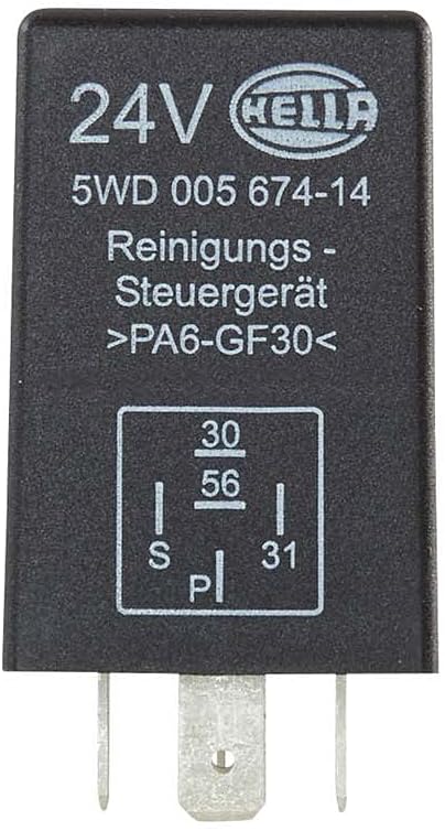 HELLA - Relais, Scheinwerferreinigung - 5WD 005 674-141