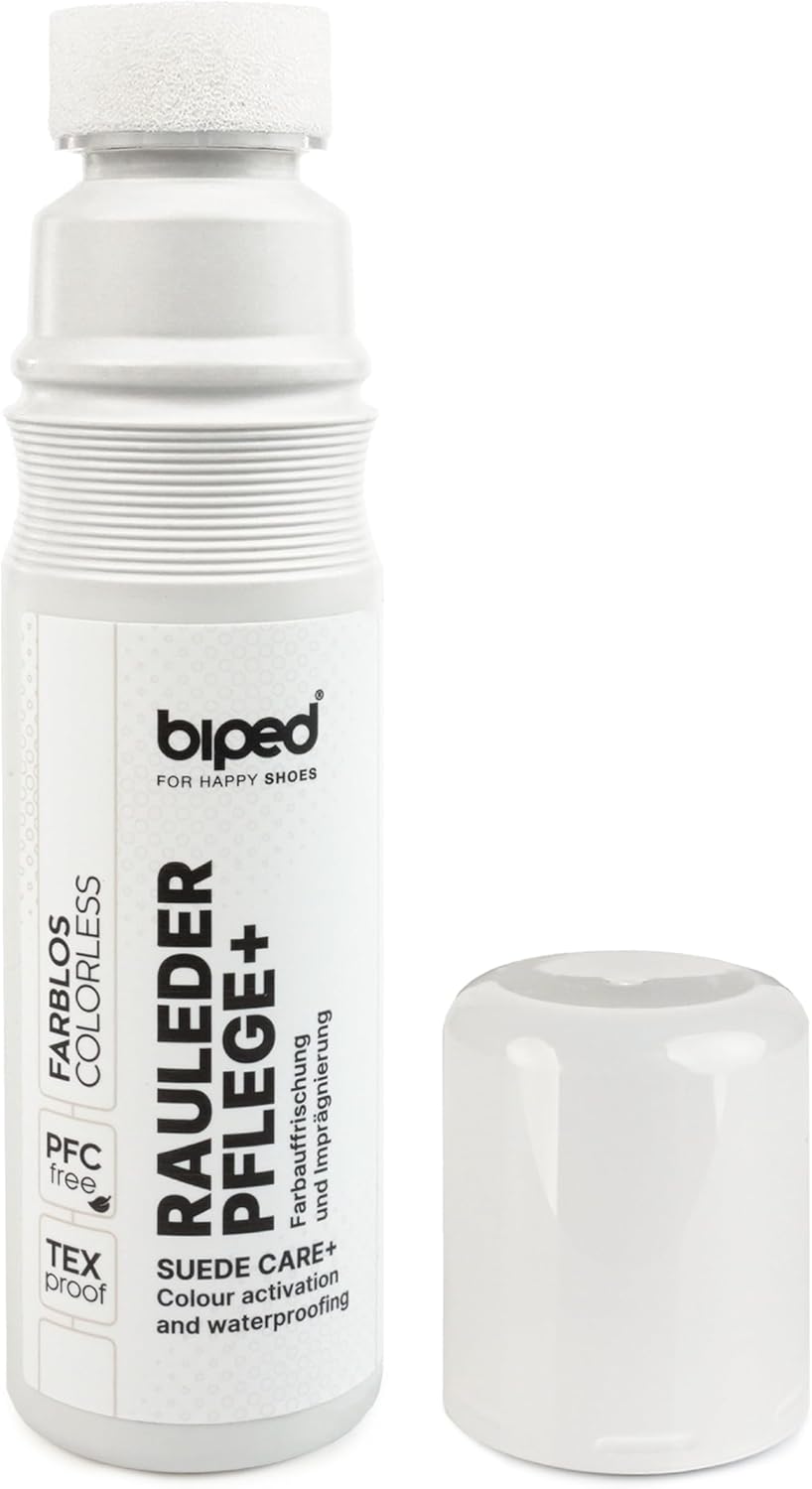 biped Schuhpflege Set für Rauleder - mit Schuhbürsten und 2 Veloursleder Pflege Sticks z2311