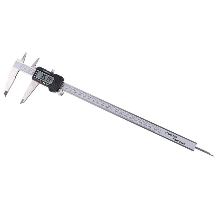 Yosoo - digitaler Vernier-Messschieber mit LCD-Bildschirm, 300 mm, elektronisch, Edelstahl, Metall-O