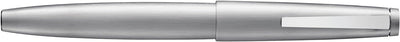 LAMY 2000 Tintenroller 302 - Rollpen aus Edelstahl samtmattiet in der Farbe Silber – Mit Tintenrolle