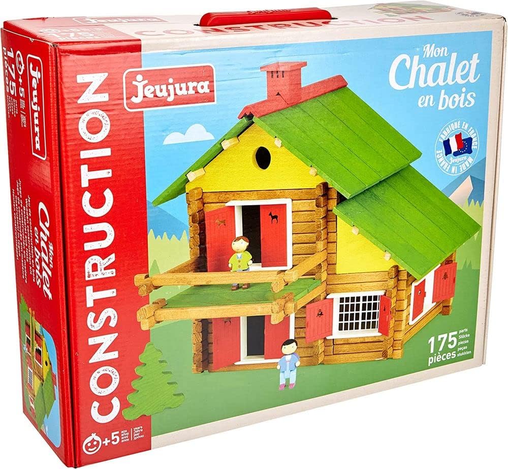 Unbekannt JeuJura - Holzspielzeug - Swiss Chalet - 175 Teile [Spielzeug]