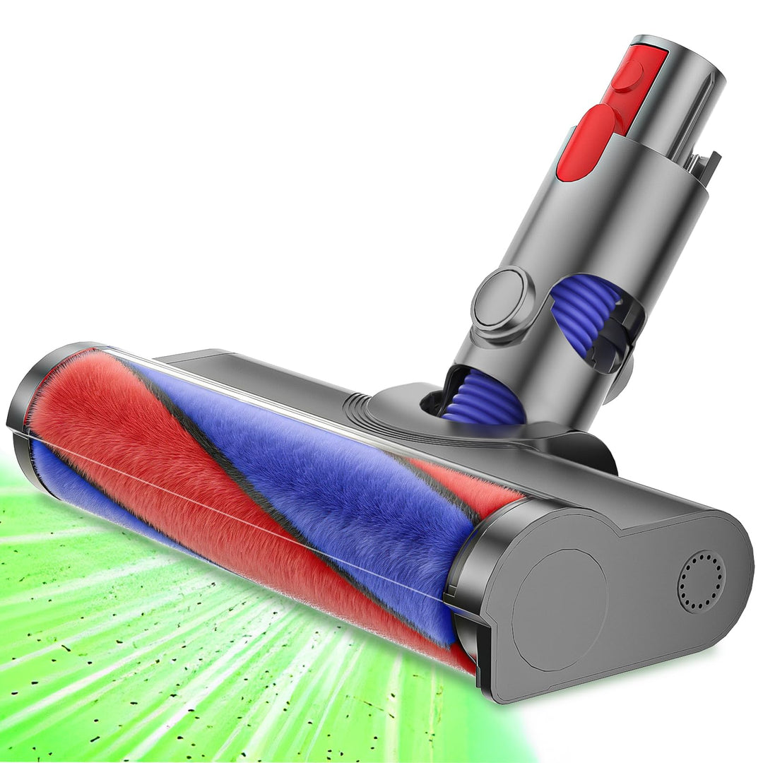 Soft-Roller-Bürstenkopf Ersatz für Dyson V7 V8 V10 V11 V15 Akku-Staubsauger, Schnellwechsel-Hartbode