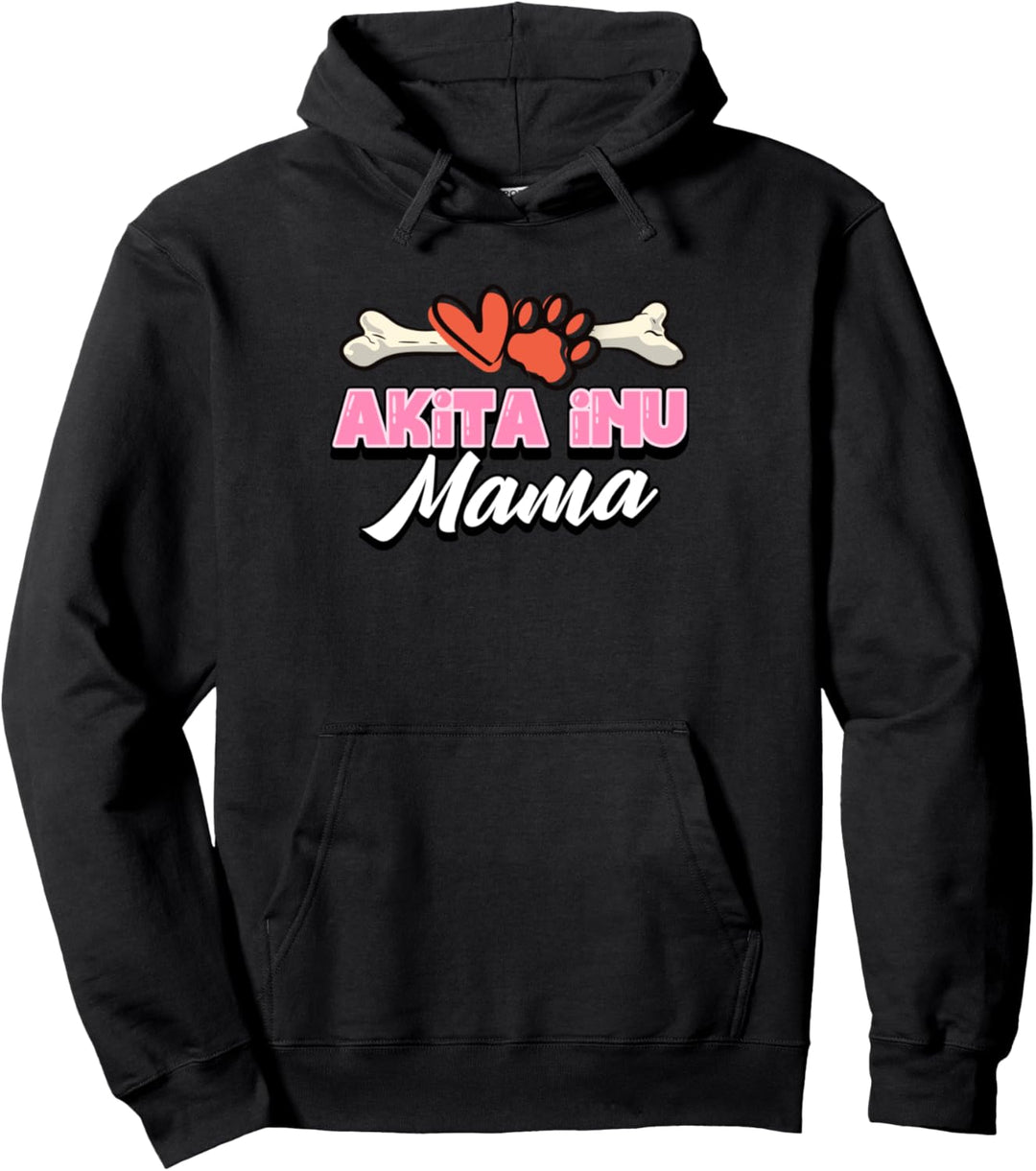Akita Inu Hund Mama Hundemama Frauchen Pullover Hoodie