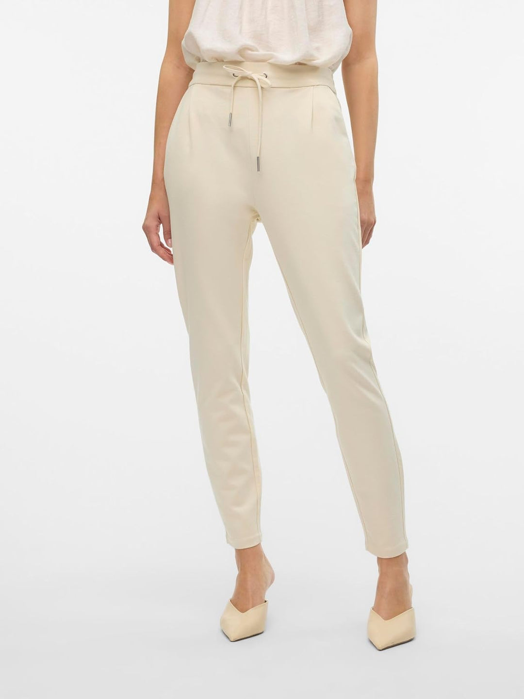 VERO MODA Female Hose VMEVA Mittlere Taille Hose M Birch, M Birch