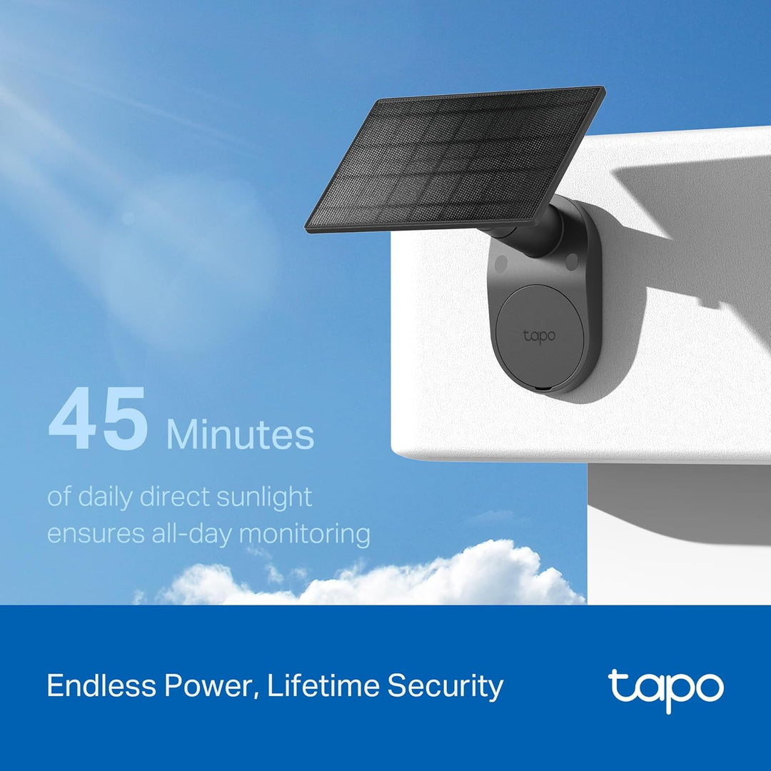 Tapo C411 KIT 2K Solar Überwachungskamera für aussen, nicht entfernbarer Akku, Farbnachtsicht, WLAN