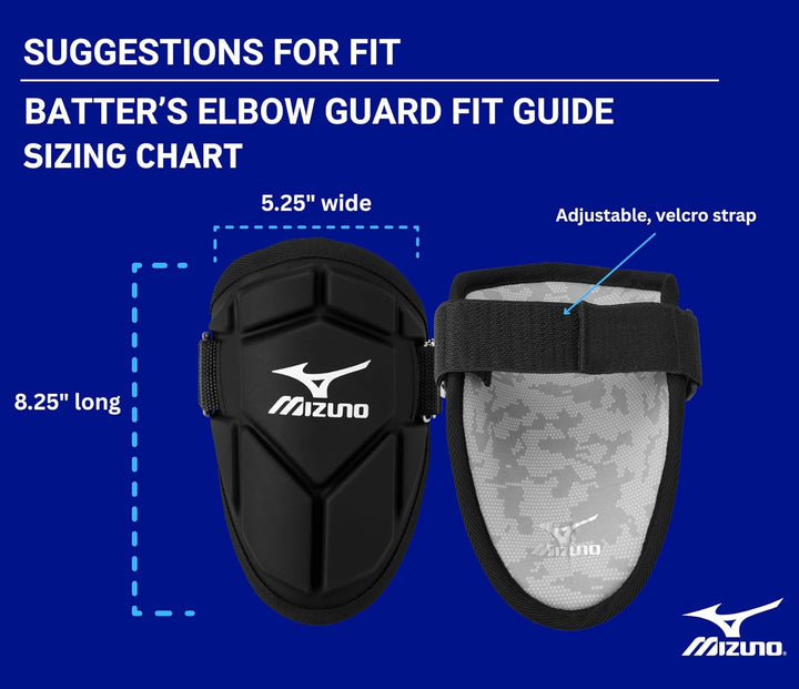 Mizuno Teig 's Elbow Guard, Schwarz