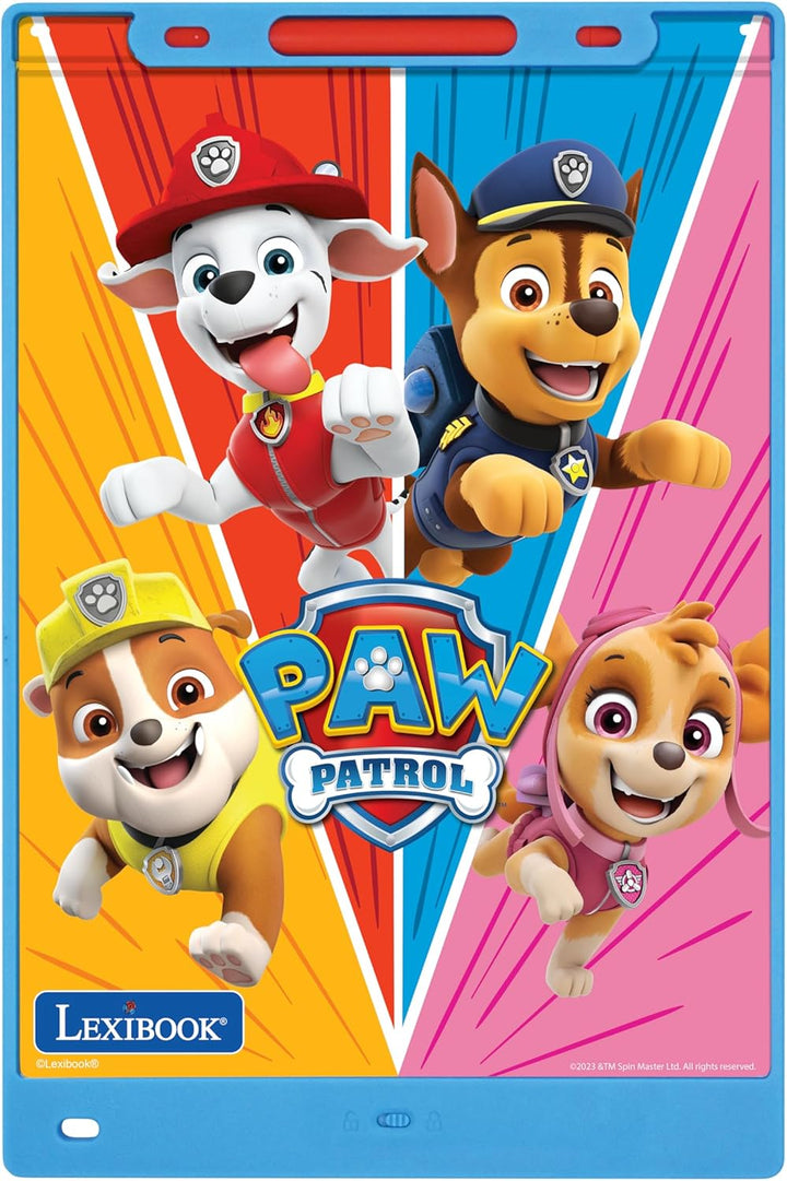 Lexibook, Paw Patrol Magic Slate, Kunst- und Bastelspielzeug für Mädchen und Jungen, A4-Format mit m