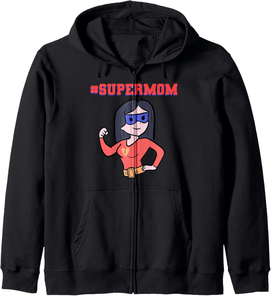 #SUPERMOM starke Mutter Kapuzenjacke