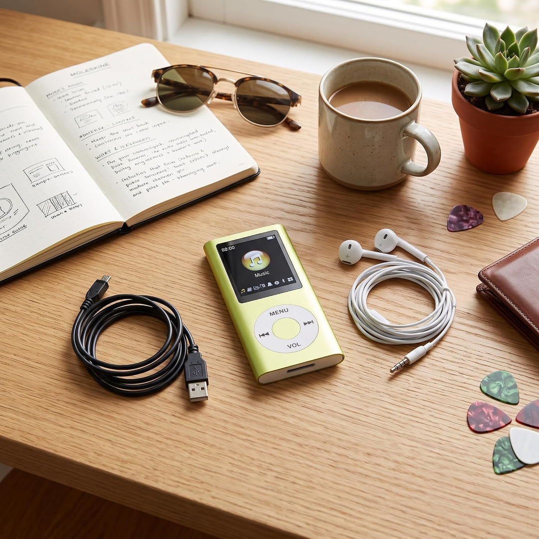 Tragbarer MP3-Musikplayer, Verlustfreier Klang, Multifunktionaler -MP3-Player aus Aluminiumlegierung