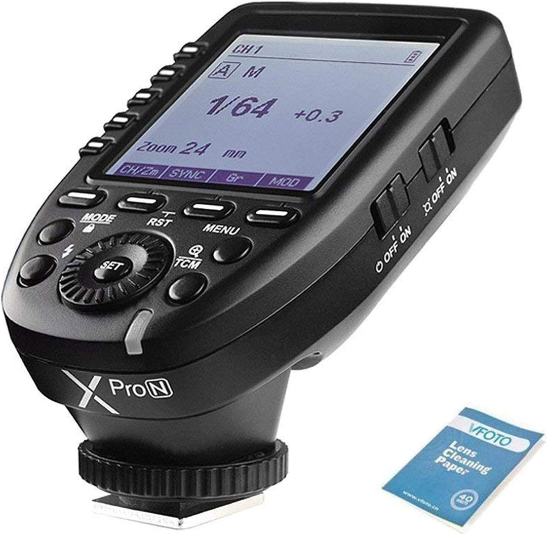 Godox XPro-N i-TTL 2.4G Hochgeschwindigkeits-LCD-Display Sender für Nikon D5 D4 D60 D70S D7C0 D750 D