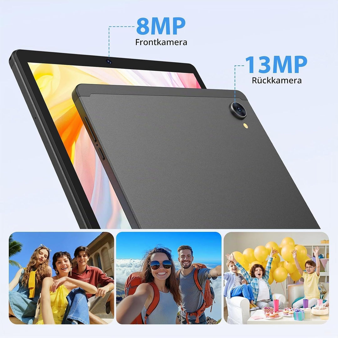 2K 10.6 Zoll Android 15 Tablet, 4G LTE+5G WiFi, 36GB RAM+512GB ROM (2TB TF), Octa-Core, 2000 * 1200F