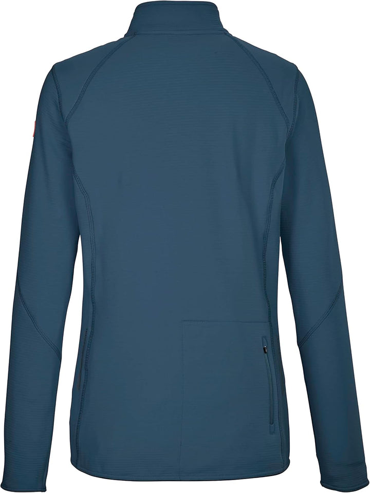 Killtec Damen Kos 6 Wmn Flx Jckt Stretchjacke mit Stehkragen/Fleecejacke 44 dunkelblau, 44 dunkelbla
