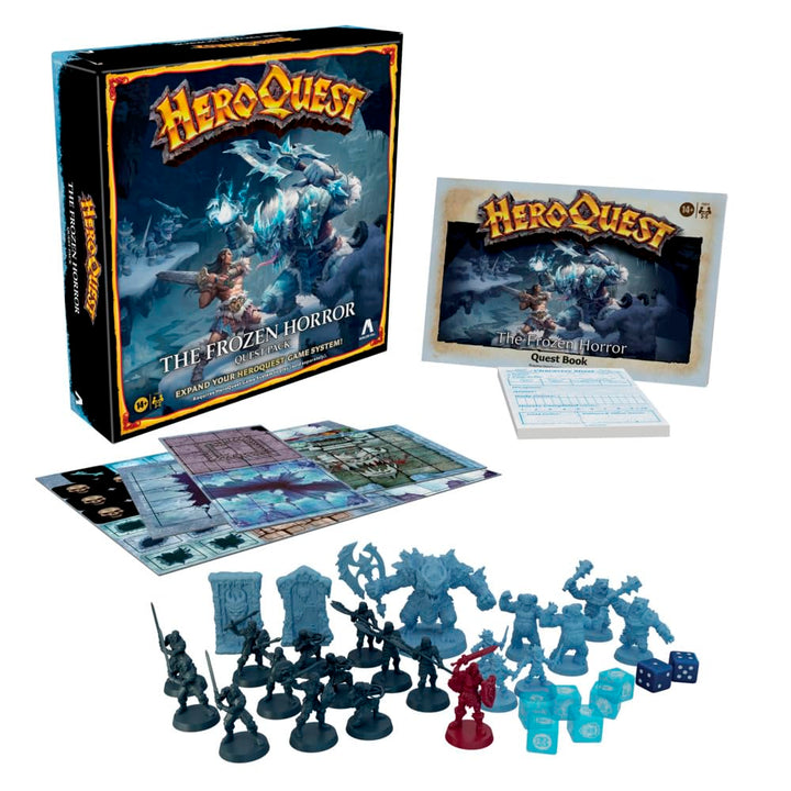 Hasbro F5815 Heroquest Frozen Horror Spiel, Mehrfarbig The Frozen Horror (Quest Pack), The Frozen Ho