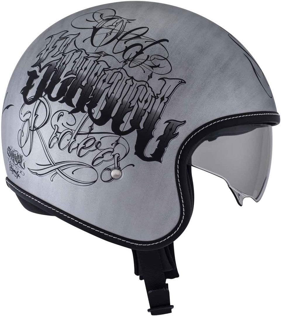SUOMY Helm Vortex Schwarz Matt L L silber / schwarz, L silber / schwarz