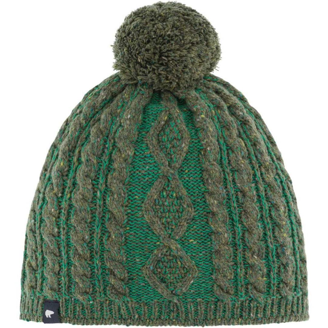 Eisbär Jean Active Pompon Mütze Vintage Green-Court Green