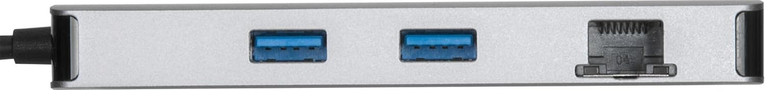 Targus USB-C Dual-HDMI-4K-Dockingstation mit 100-W-PD-Pass-Thru, Grau (DOCK423EU)
