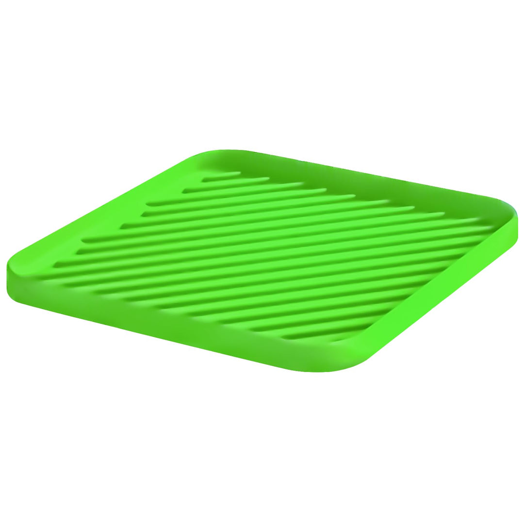 Silikon-Organizer-Tablett für Küchenspüle und Badezimmer, Geschirrspüler-Tablett, vielseitiges Badez