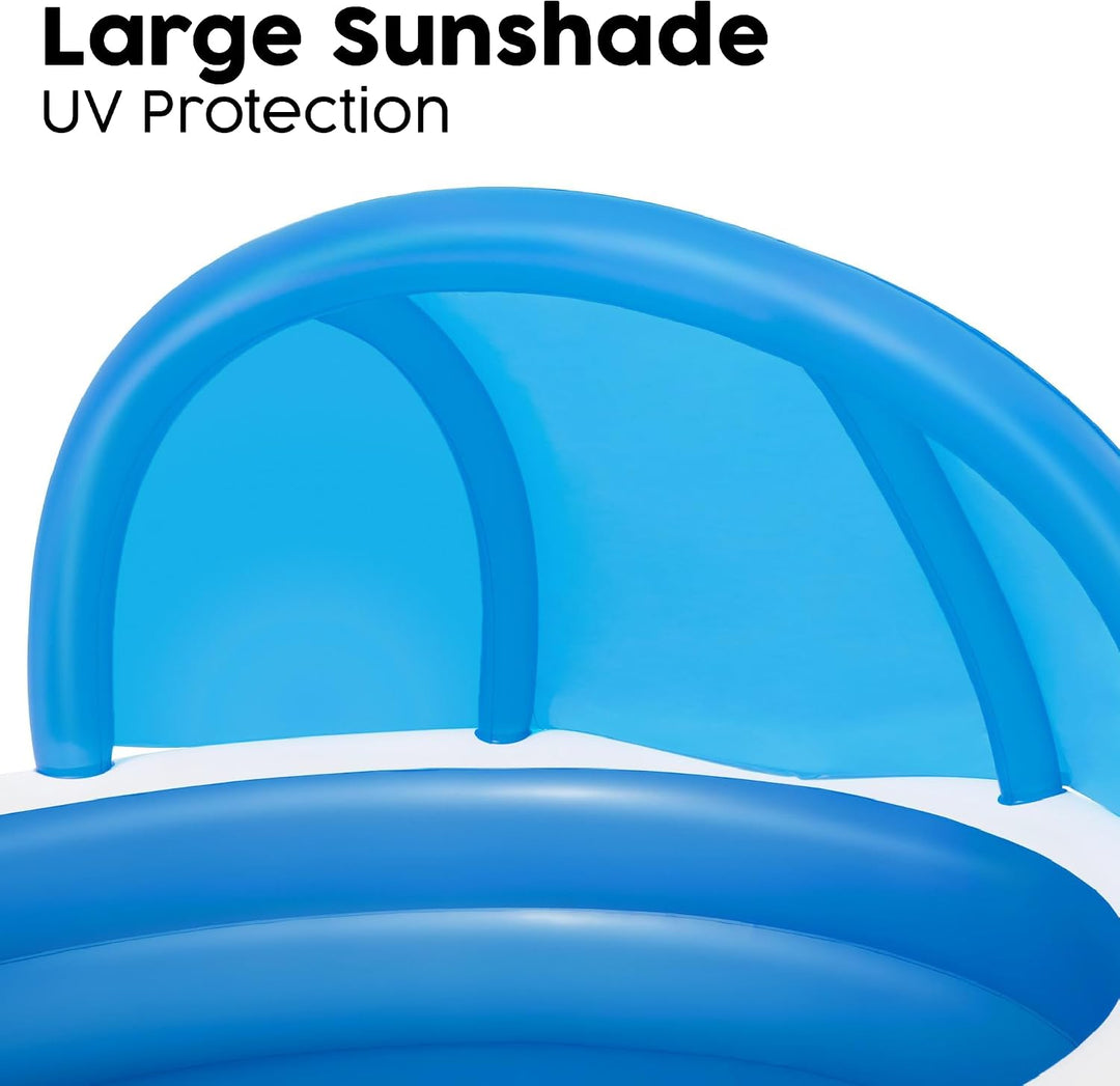 Bestway Family Pool, Summer Days, 241 x 241 x 140 cm, Summer Days