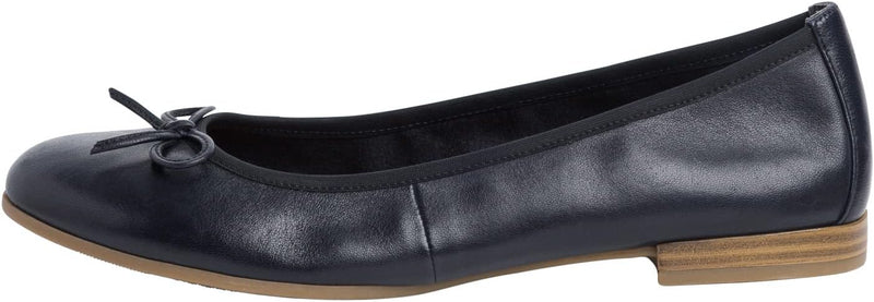 Tamaris Ballerina Damen Elegant Navy 1 38 EU, Navy 1 38 EU