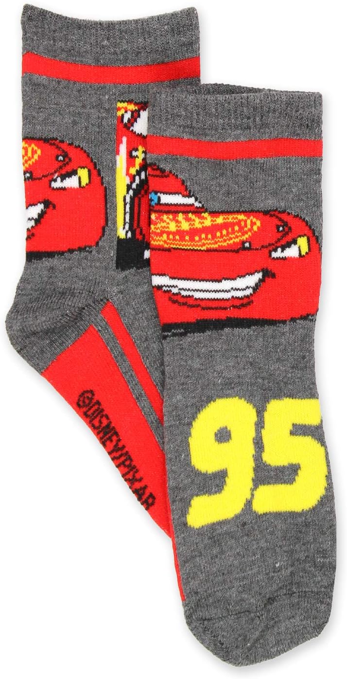 Disney Cars Boys Toddler Multi Pack Socks Set