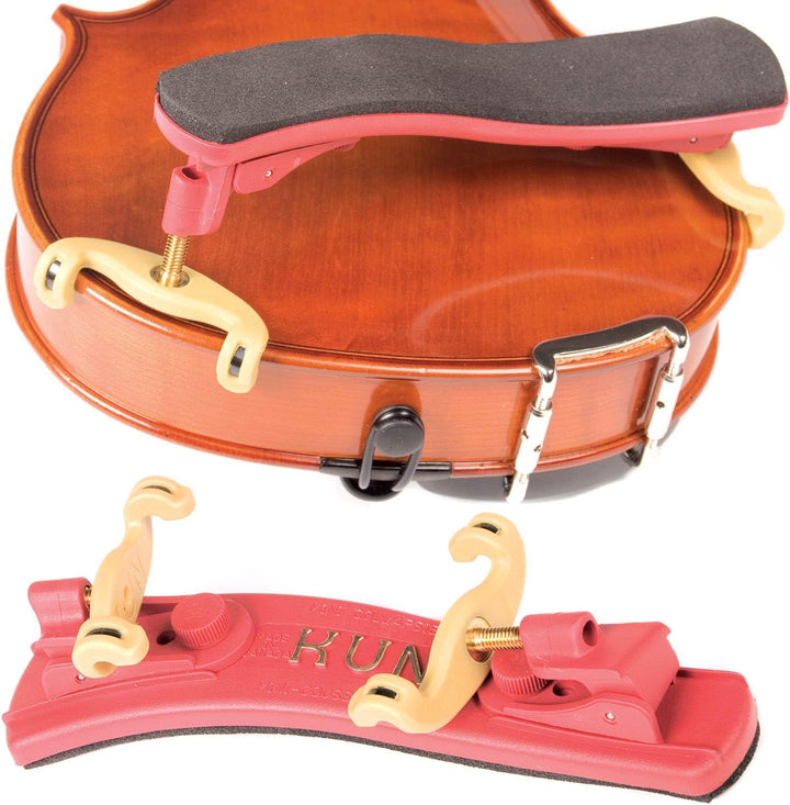 Kun Schulterstütze Violine "Collapsible Mini" rot 1/4-1/16