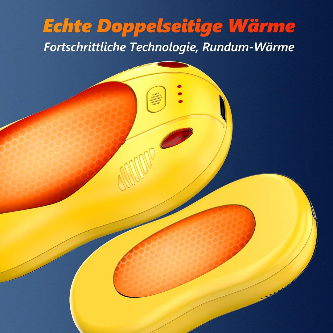 Handwärmer Elektrisch 2er, Taschenwärme, USB Taschenwärmer Wiederverwendbar mit 3 Wärmestufen, Winte