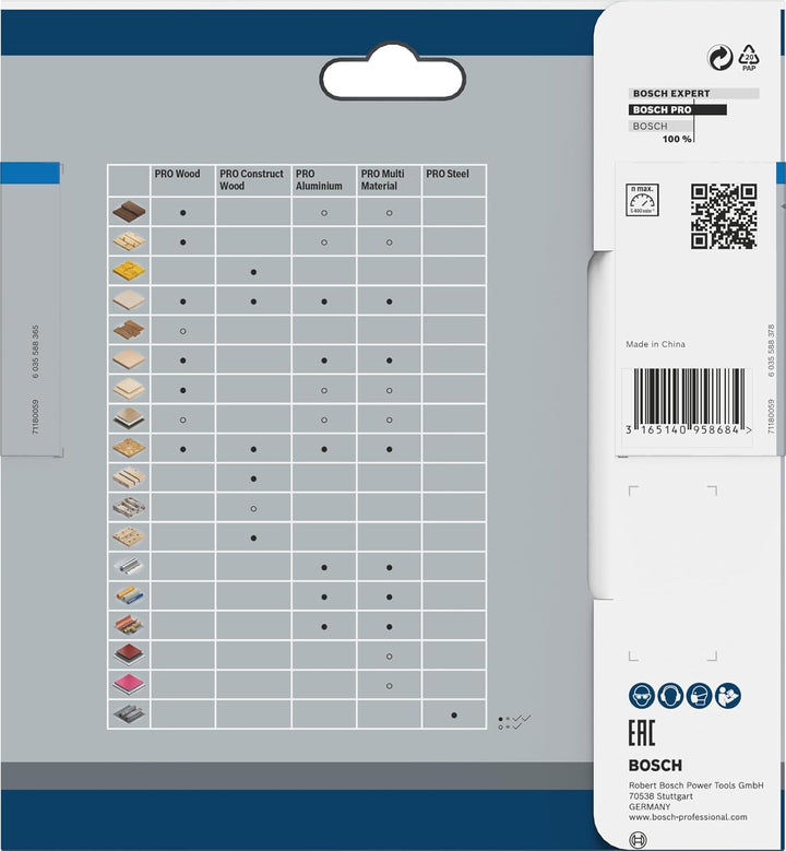 Bosch Professional 1x Kreissägeblatt Standard for Steel (Stahl, Sägeblatt Ø 136 x 20 x 1,6 mm, 30 Zä