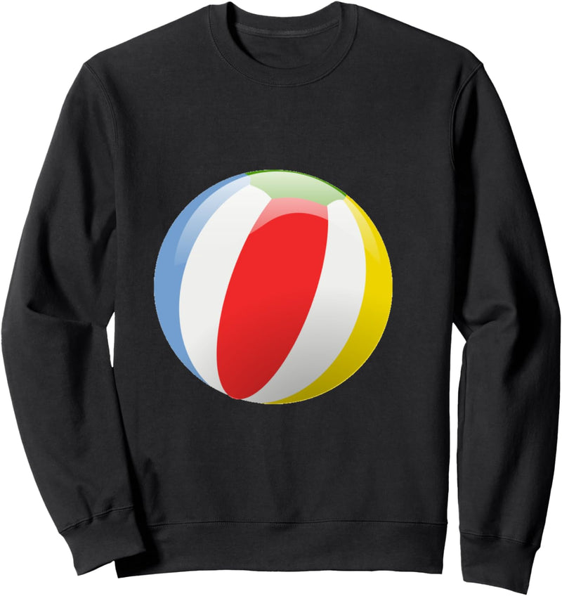 Gestreifter Strandball Sweatshirt