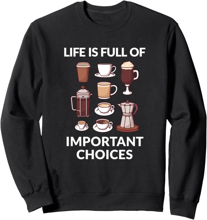 Kaffee Fan Barista Geschenk Sweatshirt