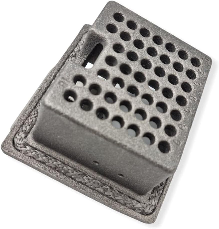 Nordica Extraflame 003278231 Schmelztiegel für Pelletkamin, rund, legierter Stahl, für Pellets geeig