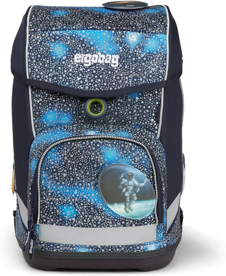ergobag Unisex Kinder Cubo Gepäck- Handgepäck Einheitsgrösse Bär Anhalter Durch die Galaxis - Blau