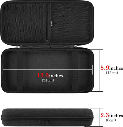 Linkidea Hard Travel Case für 75% Tastatur, Computer 84 Tasten Wireless Keyboard Tragetasche Schutzh