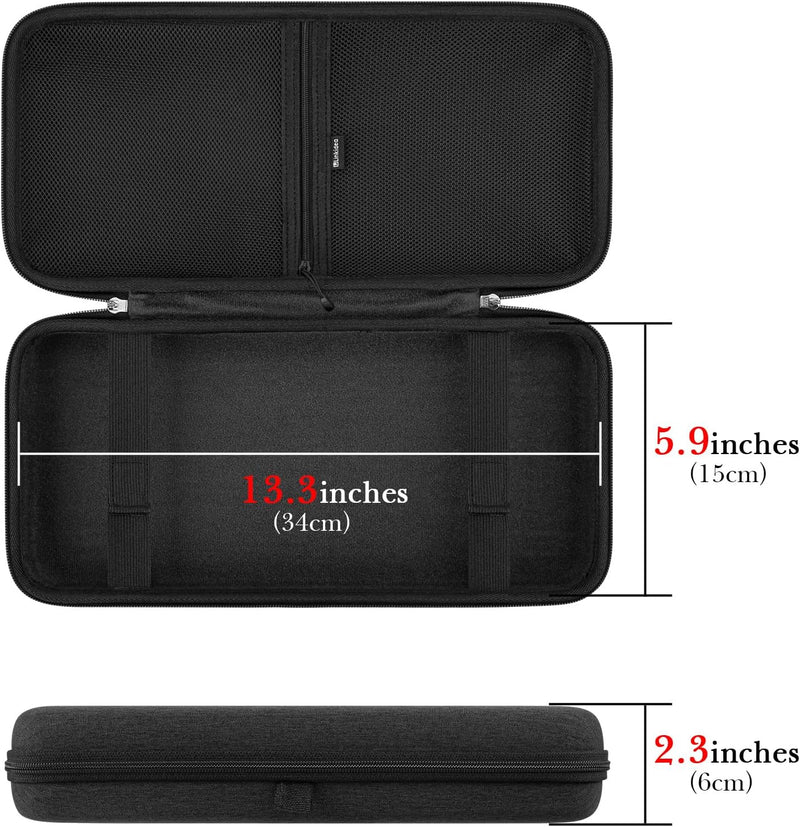 Linkidea Hard Travel Case für 75% Tastatur, Computer 84 Tasten Wireless Keyboard Tragetasche Schutzh