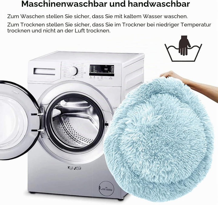 Nisrada Katzenbetten für Indoor-Katzen, 60cm Hundebett für kleine Melium grosse Hunde, waschbares, r