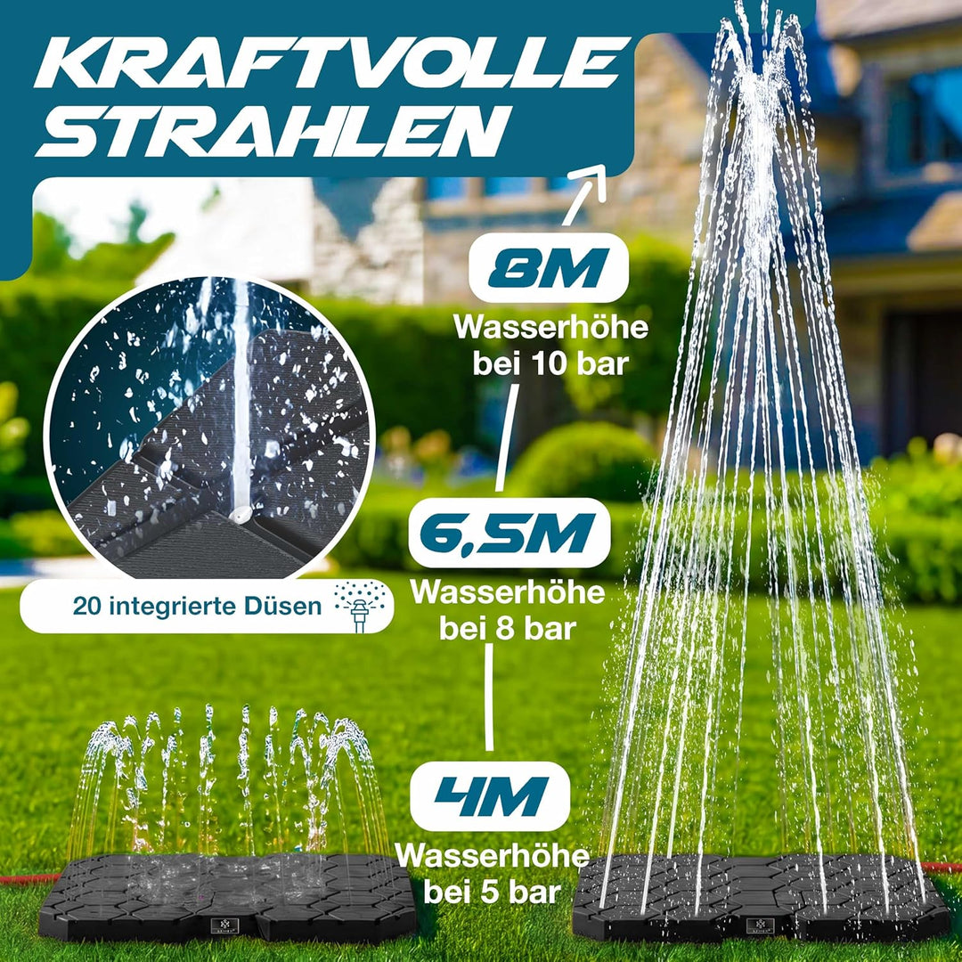 KESSER® Bodendusche Geo Gartendusche, Dusche für alle - Gross, Klein & Vierbeiner, rutschfest, UV- &