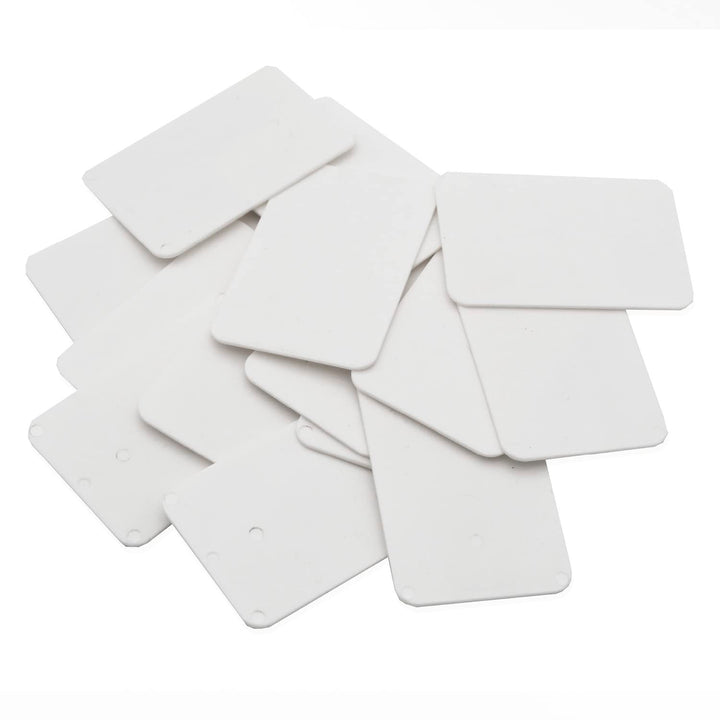 SILISTO Quickies Kunststoff Unterlegplatten Weiss 40x60x1,5 mm, 1000 Stück - bis 5 Tonnen belastbar